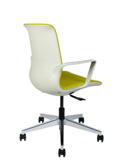 Кресло офисное / Некст С / зеленая ткань / cветло серый пластик