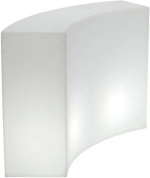 Стойка пластиковая барная светящаяся Snack Bar Lighting белый 1650х600х1000 мм