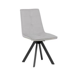 Стул Leset Умбра 360 (поворотный механизм) Дым Чёрный