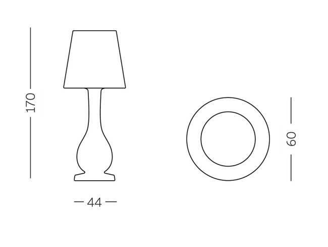 Светильник пластиковый напольный Ottocento Lamp Special арабескато, белый Ø600х1700 мм