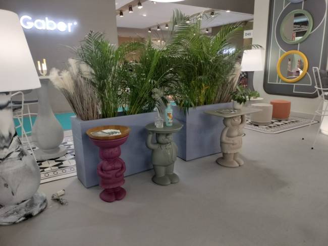 Светильник пластиковый напольный Ottocento Lamp Special арабескато, белый Ø600х1700 мм