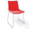 Стул пластиковый Kanvas S красный 500х500х790 мм Стул пластиковый Kanvas S красный 500х500х790 мм