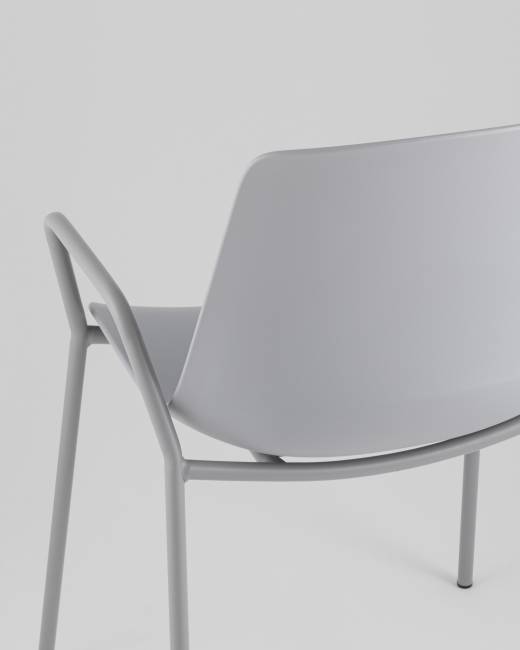 Стул Kaira пластик серый