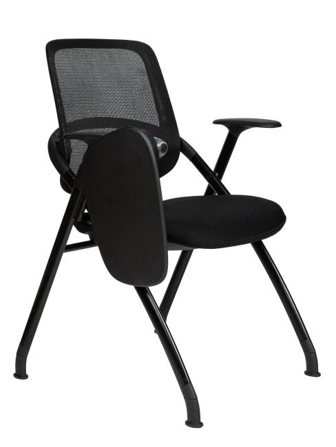 Стул / Клип / Clip / черная сетка / черная ткань / пюпитр