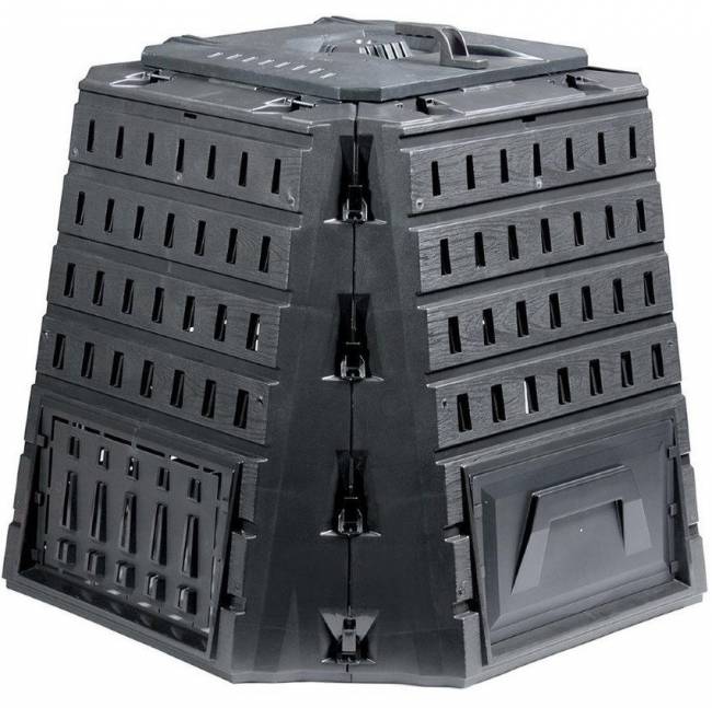 Компостер садовый 500 л BIOCOMPO IKBI500C черный