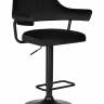 Стул барный DOBRIN CHARLY BLACK, черный велюр (MJ9-101)