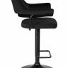 Стул барный DOBRIN CHARLY BLACK, черный велюр (MJ9-101)