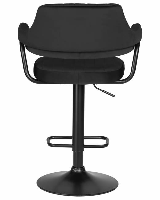 Стул барный DOBRIN CHARLY BLACK, черный велюр (MJ9-101)