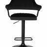 Стул барный DOBRIN CHARLY BLACK, черный велюр (MJ9-101)
