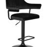 Стул барный DOBRIN CHARLY BLACK, черный велюр (MJ9-101)