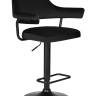 Стул барный DOBRIN CHARLY BLACK, черный велюр (MJ9-101)