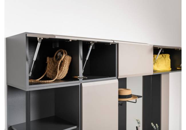 Прихожая Сейдиль 16.314.03 антрацит / веллюто капучино