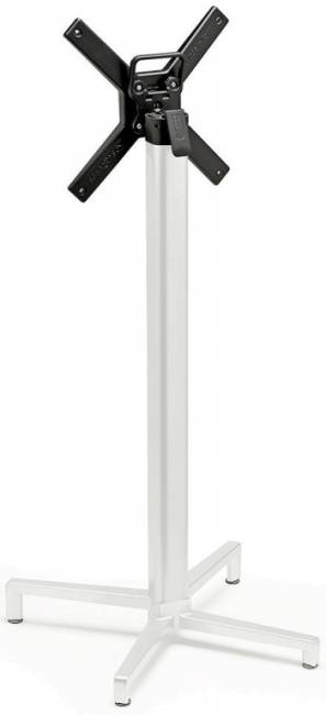 Подстолье металлическое барное складное Domino белый 490х540х1090 мм