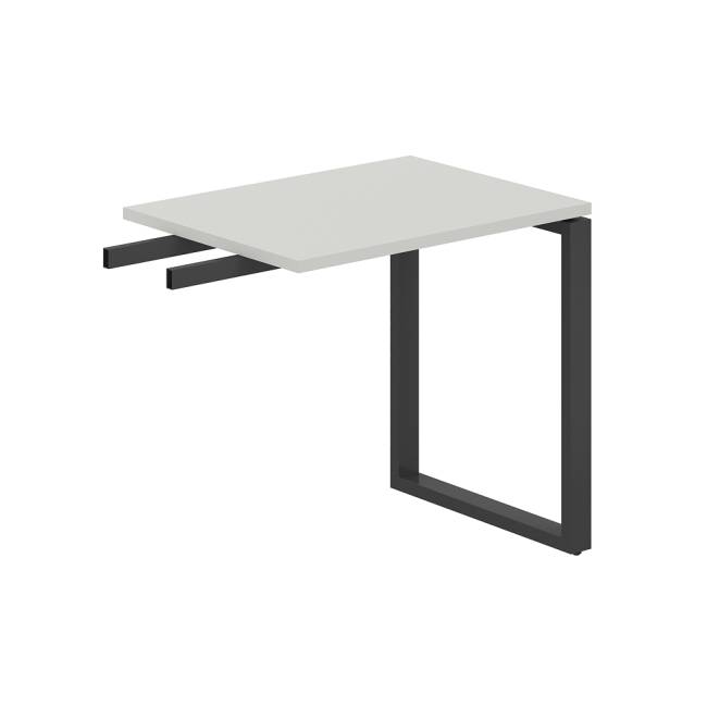 SG.110.SH.63.AN / Брифинг-приставка 800х600х750  / профиль: 60х30 антрацит; столешница: серый бархат