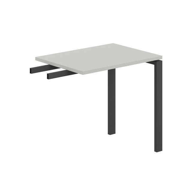 SG.110.SH.63.AN / Брифинг-приставка 800х600х750  / профиль: 60х30 антрацит; столешница: серый бархат