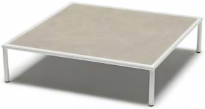 Столик кофейный ламинированный Flap лен, тортора шпатель 850х850х220 мм
