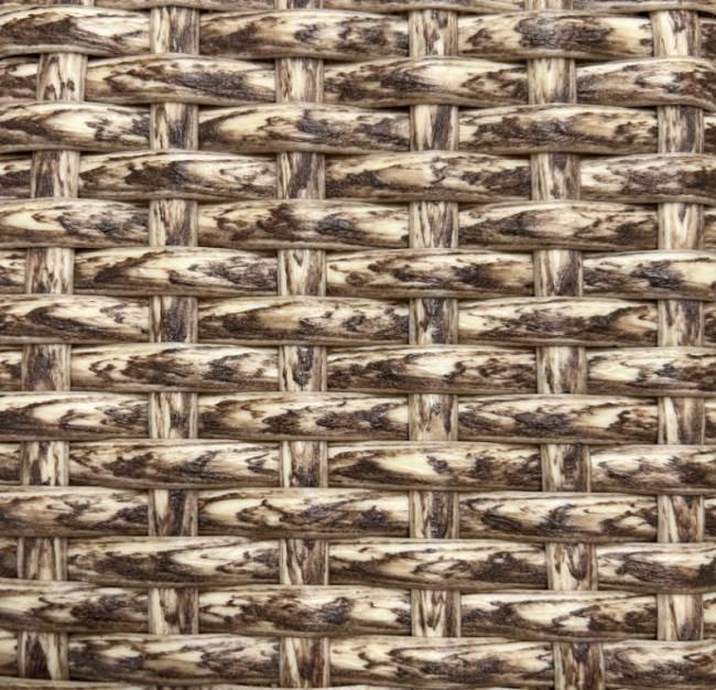 Лаунж-лежак плетеный Zoe бежевый люкс 1800х2000х510 мм