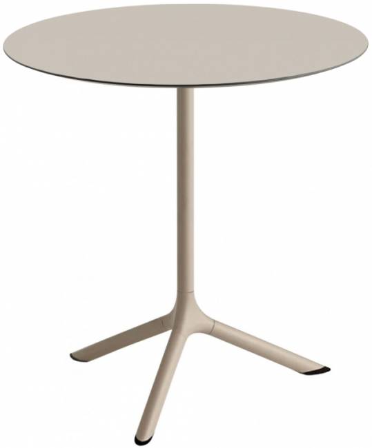 Стол ламинированный обеденный складной Tripe Folding тортора, тортора Ø700х740 мм