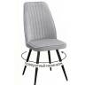Стул DikLine 327 поворотный B22 GREY, ножки черные