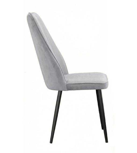 Стул DikLine 327 поворотный B22 GREY, ножки черные