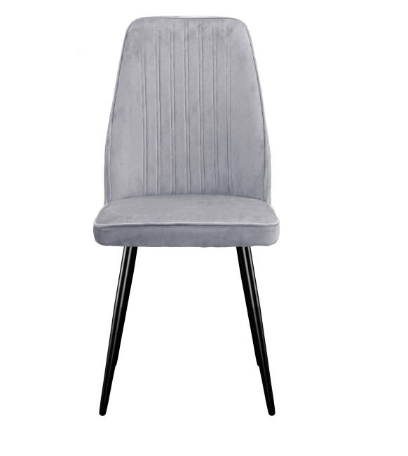 Стул DikLine 327 поворотный B22 GREY, ножки черные