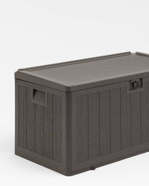 Стол-сундук пластик коричневый 101*51 см 189л