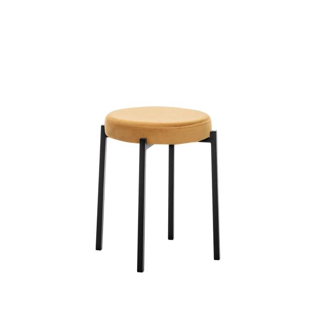 Табурет Leset Авис профиль Ultra Mustard Чёрный