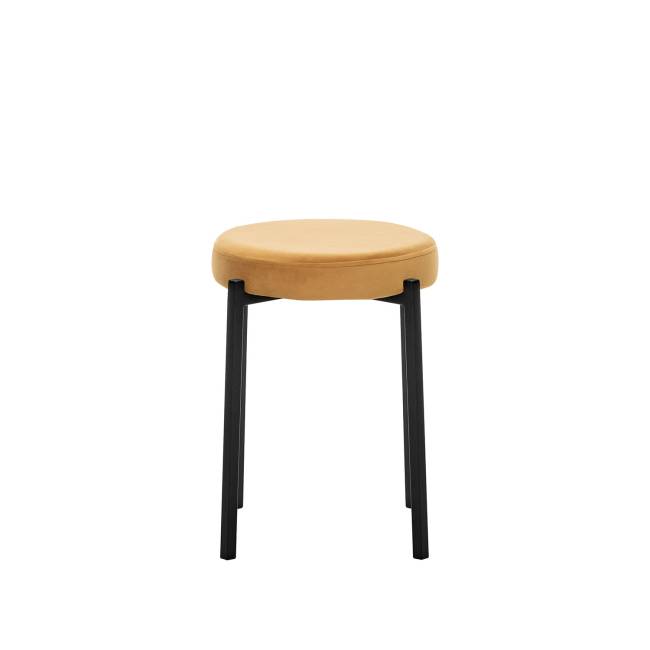 Табурет Leset Авис профиль Ultra Mustard Чёрный