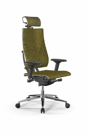 Кресло Y 4DF B2-12D - GoyaLE /Kc31/Nc31/D04P/H2cV-3D(M26.B32.G25.W03), оливковый