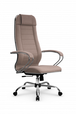 Кресло МЕТТА B 1m 32P/подл.127/осн.003, рогожка b песочный