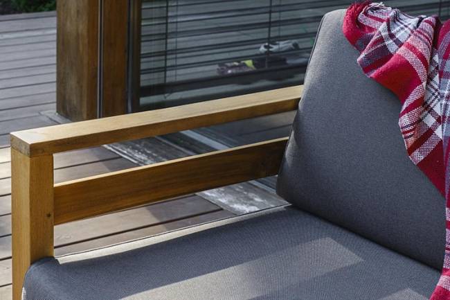 Диванный комплект из акации BOOKA с обеденным столом  Joygarden