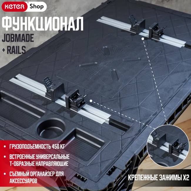 Верстак JobMade + Rails (17202215) Верстак JobMade + Rails (17202215)