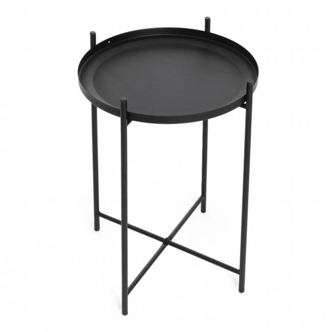 Столик журнальный TAVETT металл, 37,6*37,6*52 см, черный