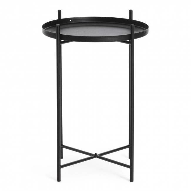 Столик журнальный TAVETT металл, 37,6*37,6*52 см, черный