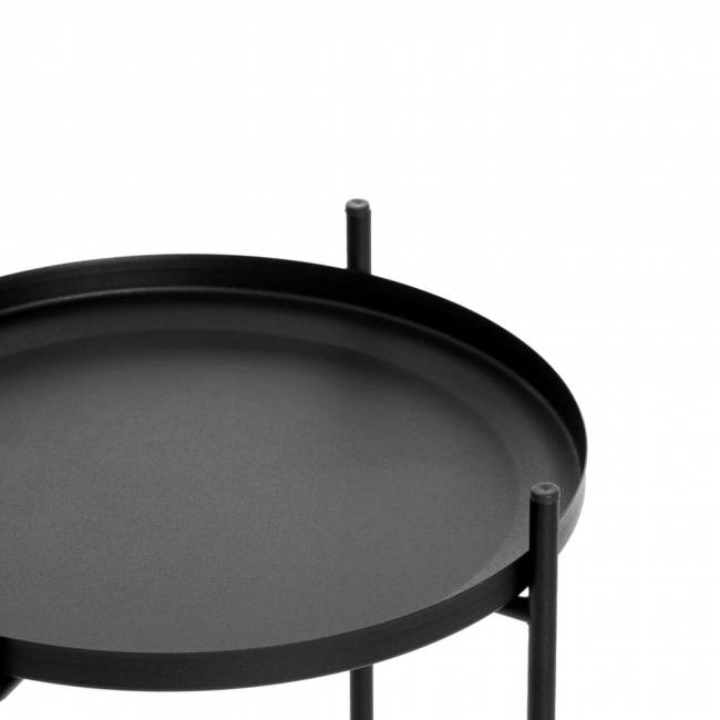 Столик журнальный TAVETT металл, 37,6*37,6*52 см, черный