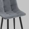 Стул полубарный Джанго велюр тёмно-серый 2 шт.
