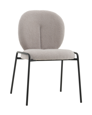 Стул Моллек букле светло-серый