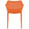 Кресло пластиковое Air XL оранжевый 570х600х810 мм