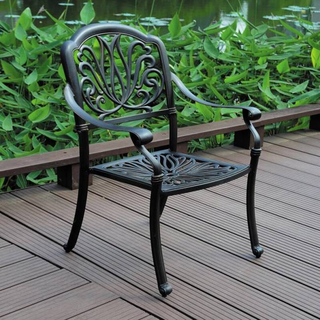 Кресло из литого алюминия Valencia