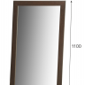 Зеркало Васко В 61Н темно-коричневый/патина 110 см х 60 см
