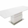 Стол-трансформер Левмар Slide WT белый/ опоры нерж. сталь Стол-трансформер Левмар Slide WT белый/ опоры нерж. сталь