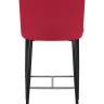 Набор 2 шт Стул полубарный DOBRIN CHRISTIAN'65, черные ножки, бордовый велюр (V108-85)