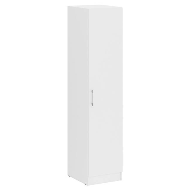 Кровать белая односпальная 1200 с пеналом Стандарт цвет белый