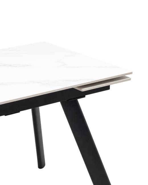 Стол Нэд 120-180/80/76 см столешница керамика Snow Mountain Stone