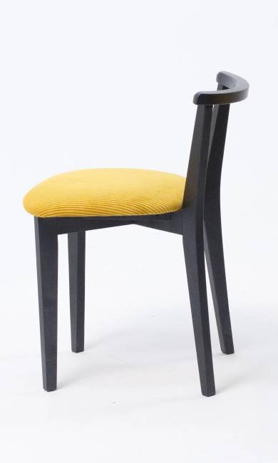 Стул Франк ПМ чёрный/жёлтый