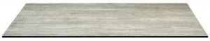 Столешница прямоугольная для подстолья Metropolis L состаренный серый дуб 1800х900х12 мм