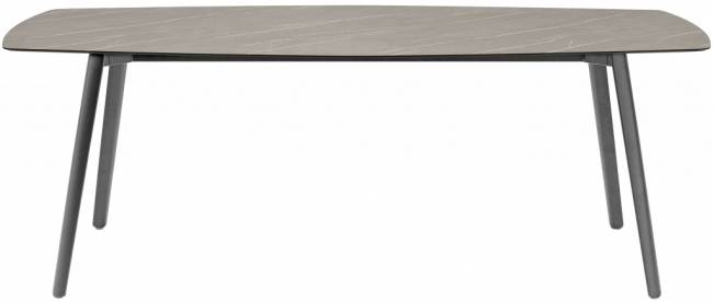 Стол ламинированный Squid антрацит, камень 2090х1080х730 мм