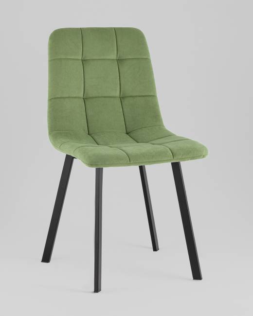 Стул Одди Original Square велюр пыльно-оливковый