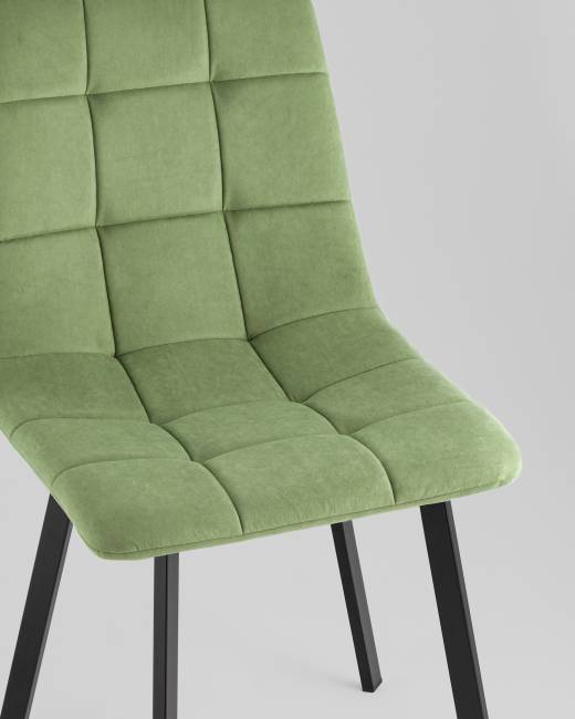 Стул Одди Original Square велюр пыльно-оливковый