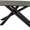 Стол ламинированный обеденный Milo черный, темно-серый 2050х1050х750 мм